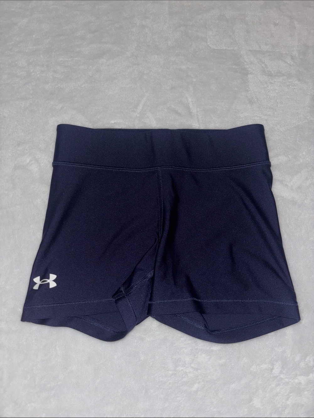 Under Armour Women's Navy Stretch Bike Shorts